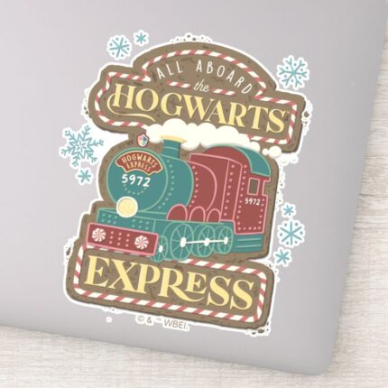 All Aboard The HOGWARTS™ Express Christmas Cookie Sticker