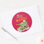 All Wrapped Up Classic Round Sticker