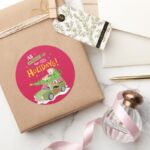 All Wrapped Up Classic Round Sticker