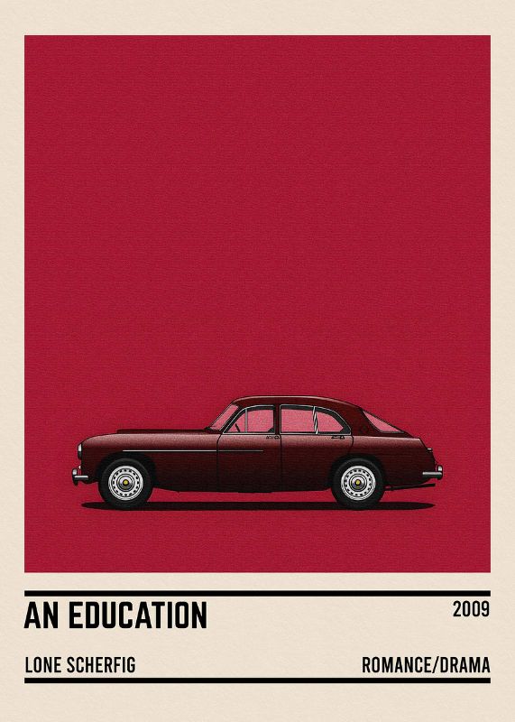 An Education Movie Car Poster