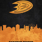 Anaheim City Skyline Poster