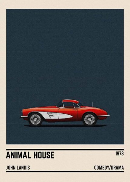 Animal House Movie Car Poster