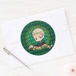 Anime Draco Malfoy Classic Round Sticker