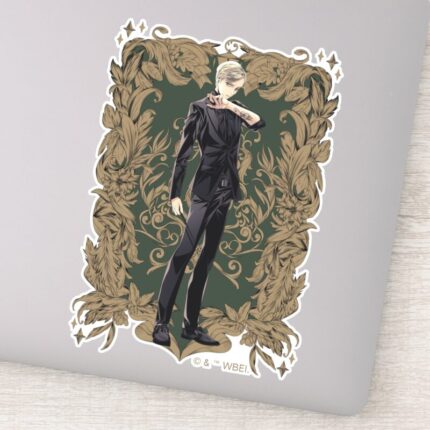 Anime Draco Malfoy Ornate Frame Sticker
