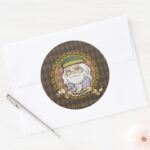 Anime Dumbledore Classic Round Sticker
