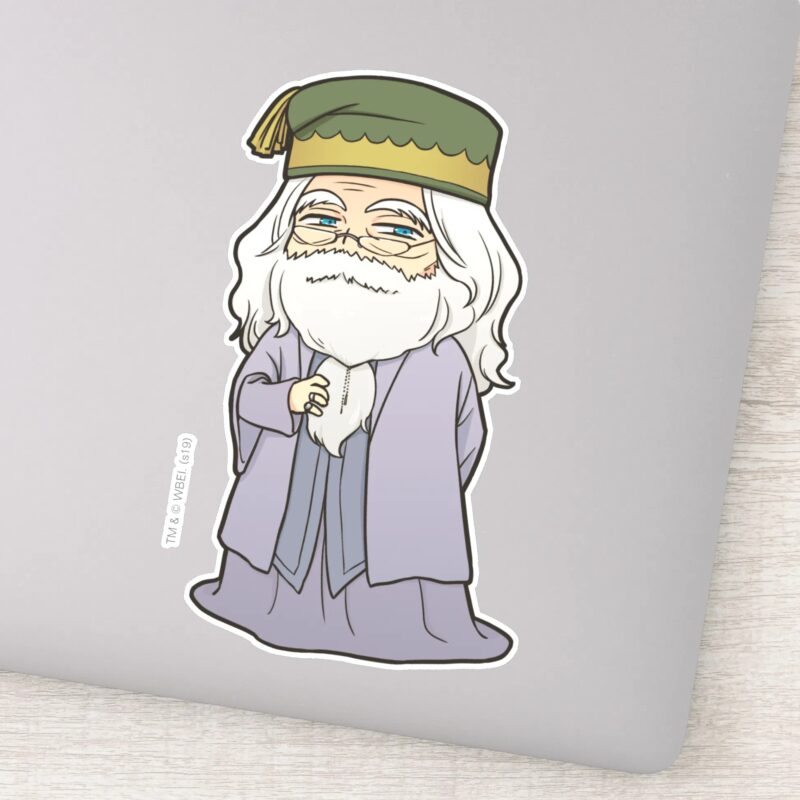 Anime Dumbledore Sticker Anime Dumbledore Sticker