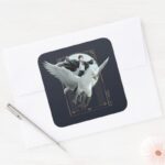 Anime HARRY POTTER™ Flight With Buckbeak Square Sticker