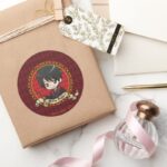 Anime Harry Potter Classic Round Sticker