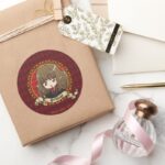 Anime Hermione Granger Classic Round Sticker