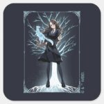 Anime Hermione Grangers Otter Patronus Square Sticker