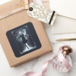 Anime Luna Lovegoods Rabbit Patronus Square Sticker