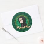Anime Professor Snape Classic Round Sticker