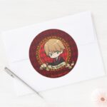 Anime Ron Weasley Classic Round Sticker