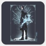 Anime Severus Snapes Doe Patronus Square Sticker