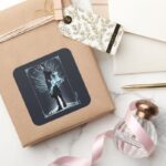 Anime Severus Snapes Doe Patronus Square Sticker