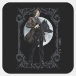 Anime Sirius Black Animagus Square Sticker