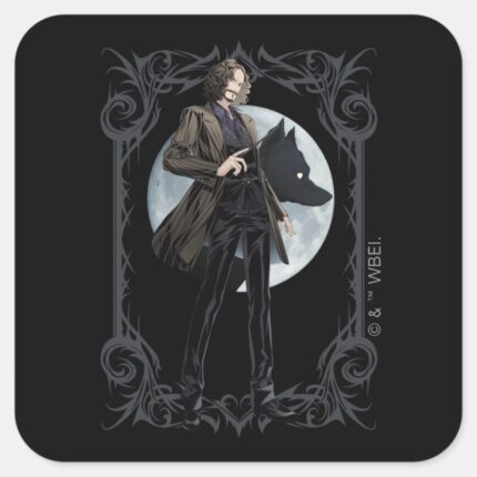 Anime Sirius Black Animagus Square Sticker