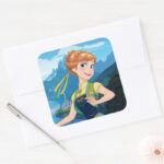 Anna Heart Full Of Sunshine Square Sticker