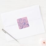 Anna And Elsa I Love My Sister Square Sticker