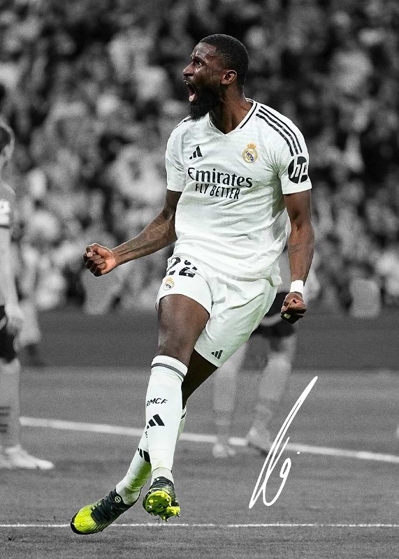 Antonio Rudiger Soccer Poster