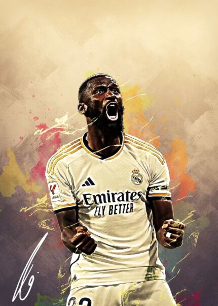 Antonio Ruediger Soccer Poster