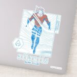 Aquaman Atlantis Surf Club Sticker