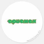 Aquaman Green Logo Classic Round Sticker