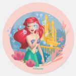 Ariel Bubble Badge Classic Round Sticker
