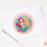 Ariel Bubble Badge Classic Round Sticker