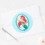 Ariel Frame Classic Round Sticker