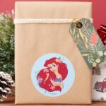 Ariel Ocean Beauty Bloom Classic Round Sticker