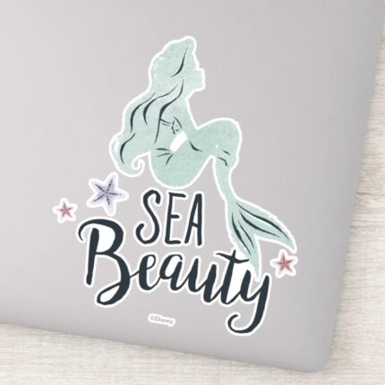 Ariel Silhouette Sea Beauty Sticker