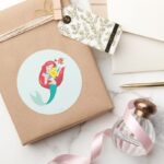 Ariel Friends Classic Round Sticker