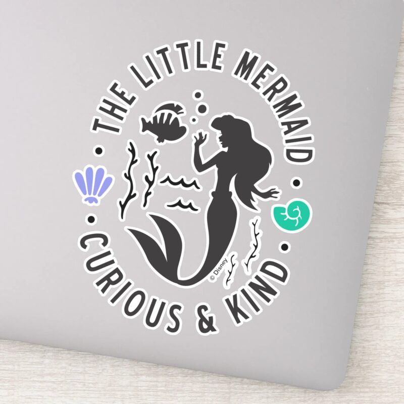 Ariel Curious Kind Sticker Ariel Curious Kind Sticker