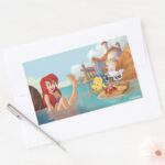 Ariel Dream Big Rectangular Sticker