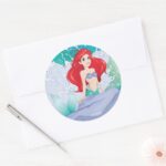 Ariel Lets Do This Classic Round Sticker