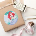 Ariel Lets Do This Classic Round Sticker