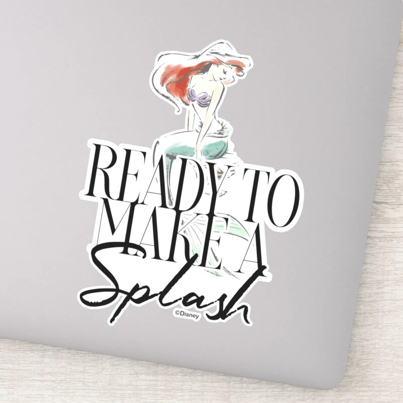 Ariel Ready To Make A Splash Sticker Ariel Ready To Make A Splash Sticker