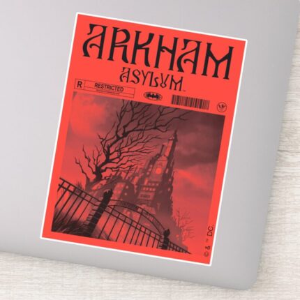 Arkham Asylum Restricted Sticker