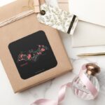 Arkham City Diagram Square Sticker