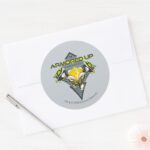 Armored Up Omni Kix Cannonbolt Classic Round Sticker