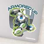 Armored Up Omni Kix Slapback Sticker