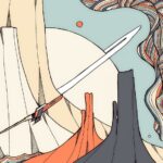 As The Rocket Ship Travels Poster