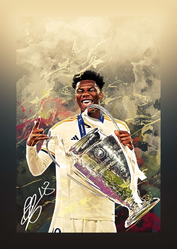 Aurelien Tchouameni Soccer Poster