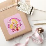 Aurora Graceful Princess Square Sticker