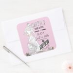 Aurora Happily Ever After Square Sticker