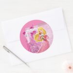 Aurora Sleeping Beauty Classic Round Sticker