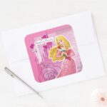 Aurora Sleeping Beauty Square Sticker