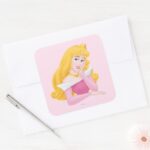 Aurora Headshot Square Sticker