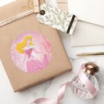 Aurora Princess Classic Round Sticker